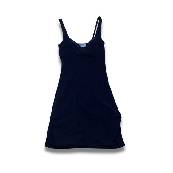 A.MARSI Black Cami Strap Dress Elegant Midi Fit Versatile Design Size 40-48 Wome - Picture 2 of 5